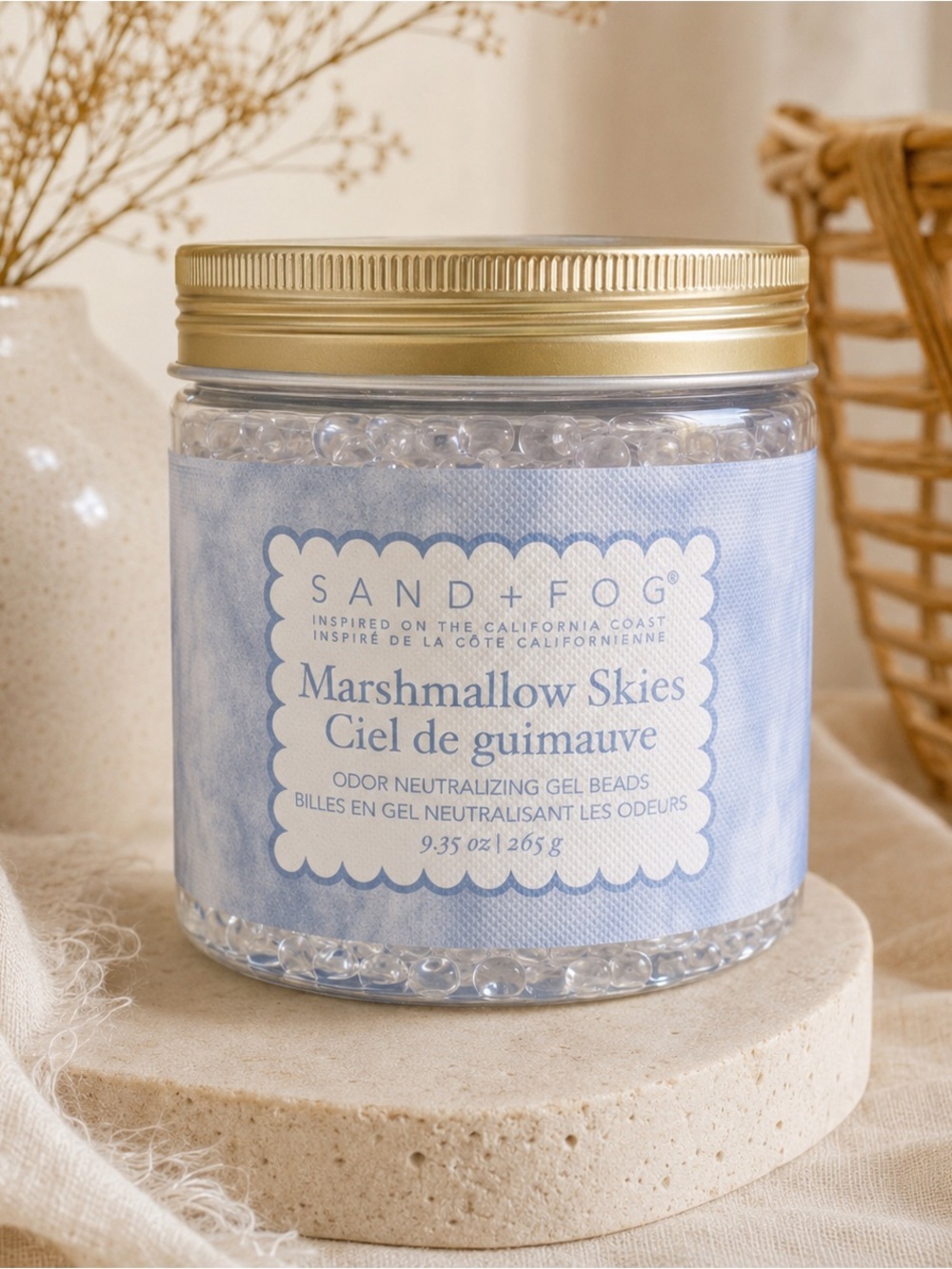 SAND + FOG Marshmallow Skies Odor Neutralizing Gel Beads